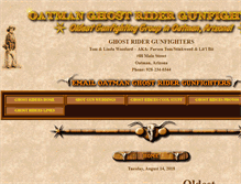Tablet Screenshot of oatmanghostriders.com